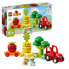 Фото #2 товара Дети Lego Duplo 10982 Трактор из фруктов и овощей, игрушка для сортировки