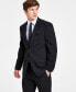 ფოტო #1 პროდუქტის Men's Skinny Fit Wrinkle-Resistant Wool-Blend Suit Separate Jacket, Created for Macy's