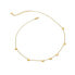 Fine gold plated necklace with Jac Jossa Soul DN150 diamond