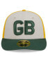 Men's Cream, Green Green Bay Packers 2023 Sideline Historic Low Profile 59FIFTY Fitted Hat