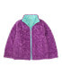 Girls Reversible Sherpa Fleece Puffer Jacket