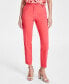 Women's Straight-Leg Mid-Rise Pants, Created for Macy's