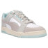 Фото #2 товара Puma Slipstream Lo Stitched Lace Up Womens Grey, White Sneakers Casual Shoes 38