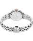 ფოტო #3 პროდუქტის Women's Automatic Presage Diamond (1/10 ct. t.w.) Stainless Steel Bracelet Watch 30mm