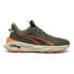 Фото #1 товара Puma FastTrac Nitro 3 Trail Running Mens Green Sneakers Athletic Shoes 37978602