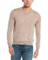 Фото #1 товара Bruno Magli Wool V-Neck Sweater Men's