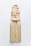 Фото #5 товара Платье миди с горловиной халтер ZARA