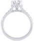 Фото #5 товара Certified Lab Grown Diamond Oval Engagement Ring (2-1/2 ct. t.w.) in 14k Gold