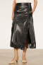 Фото #5 товара Leather skirt with fringe - limited edition