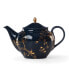 Фото #1 товара Sprig & Vine 32 Oz. Porcelain Teapot with gold tone accent