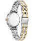 ფოტო #3 პროდუქტის Eco-Drive Women's Classic Two-Tone Stainless Steel Bracelet Watch 31mm