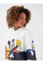 Lcw Casual Kapüşonlu Disney Baskılı Uzun Kollu Kadın Sweatshirt