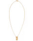 Фото #2 товара Macy's diamond 1/4 ct. t.w. Multi Row Pendant Necklace in 14K Gold over Sterling Silver