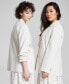 Фото #2 товара Women's Linen Blend Blazer, Created for Macy's