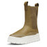 Фото #2 товара Puma Mayze Stack Winter Round Toe Platform Chelsea Womens Brown Casual Boots 39