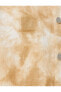 Фото #24 товара Kışlık Gömlek Kanvas Soyut Baskılı Cep Detaylı Klasik Yaka Düğmeli