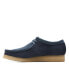 Фото #10 товара Clarks Wallabee 26172398 Mens Blue Suede Oxfords & Lace Ups Casual Shoes