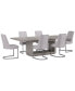 Фото #3 товара Tivie 7 Pc Dining Set (Rectangular Table + 6 Dining Chairs)