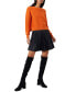 Etta Faux Leather Pleated Mini Skirt