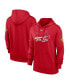 Women's Red St. Louis Cardinals 2024 City Connect Authentic Collection Practice Performance Pullover Hoodie