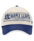 Men's Khaki and Blue Toronto Maple Leafs True Classic Retro Trucker Snapback Hat