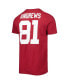 ფოტო #3 პროდუქტის Men's Mark Andrews Crimson Oklahoma Sooners Alumni Name and Number Team T-shirt