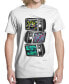 ფოტო #1 პროდუქტის Men's Glitched TV Graphic T-shirt