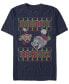 Фото #1 товара Men's Tom Jerry Naughty or Nice Short Sleeve T-shirt