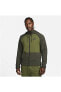 Фото #1 товара Sportswear Hoodie Full-zip Windrunner Yeşil/haki Erkek Spor Sweatshirt