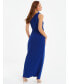 ფოტო #2 პროდუქტის Women's One Shoulder Wrap Maxi Dress