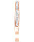 Фото #3 товара Diamond Round & Baguette Band (1/3 ct. t.w.) in 14k Rose Gold