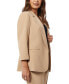 Фото #3 товара Women's Notched Collar Jacket with Rolled Sleeves