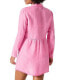 Фото #2 товара Tommy Bahama St. Lucia Cover-Up Tunic Shirt Pink Size Small