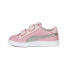 Фото #3 товара Puma Smash V2 Glitz Glam V Slip On Youth Girls Pink Sneakers Casual Shoes 36737