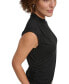 Фото #4 товара Petite Ruched High-Neck Sleeveless Top