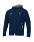 Фото #2 товара Men's Navy Navy Midshipmen Unstoppable Raglan Full-Zip Jacket