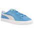 Фото #2 товара Puma Suede Vintage Lace Up Mens Blue Sneakers Casual Shoes 374921-19
