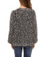 Фото #2 товара Studio Women's Lurex Confetti Chenille Long Sleeve Sweater
