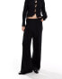 Фото #2 товара ASOS DESIGN knitted wide leg trouser co-ord