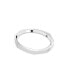 Фото #2 товара Crystal Dextera Bangle Octagon Shape Pave Medium White Rhodium Plated