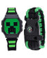 Фото #1 товара Часы ACCUTIME Minecraft Creeper 36mm Green Black