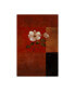 Фото #1 товара Pablo Esteban White Floral Bold Red 1 Canvas Art - 27" x 33.5"