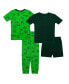 ფოტო #2 პროდუქტის Big Boys Cotton 4 Piece Pajama Set