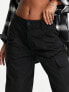 Фото #3 товара ASOS DESIGN oversized cargo trousers in washed black
