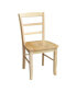 Фото #3 товара Madrid Ladderback Chair, Set of 2