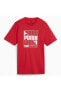 GRAPHICS PUMA Box Tee-For All Time Red Erkek T-Shirt
