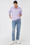 Erkek Orta İndigo Jeans 3WAM40125ND