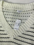 Фото #3 товара Westport Dressbarn Women's Pullover Sweater Size L White Black Color NEW