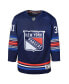 ფოტო #3 პროდუქტის Big Boys Igor Shesterkin Navy New York Rangers Alternate Premier Player Jersey