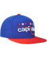 Фото #2 товара Men's Blue Washington Capitals Core Team Ground 2.0 Snapback Hat